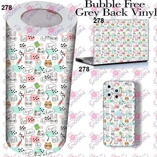 Hello Cat Printed Wrapping Skin Roll