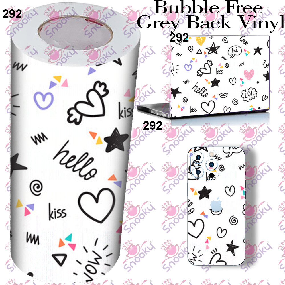 Hello Heart Printed Wrapping Skin Roll