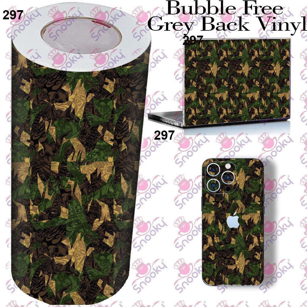 Leaf Camo Printed Wrapping Skin Roll