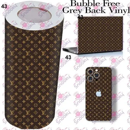 Original LV Printed Wrapping Skin Roll