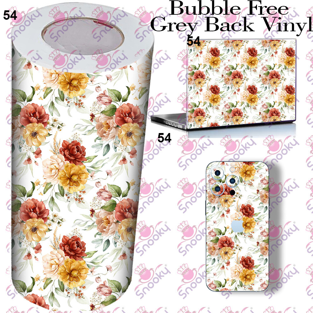 Yellow Rose Printed Wrapping Skin Roll