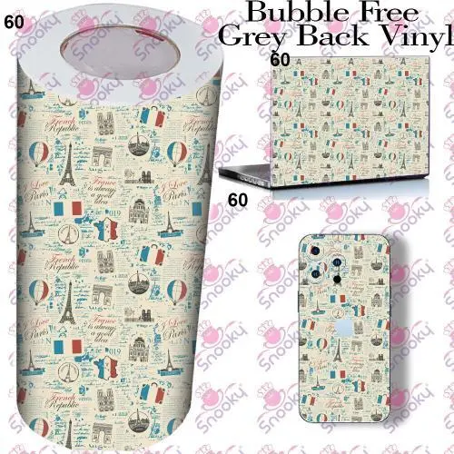 Paris Tower Printed Wrapping Skin Roll