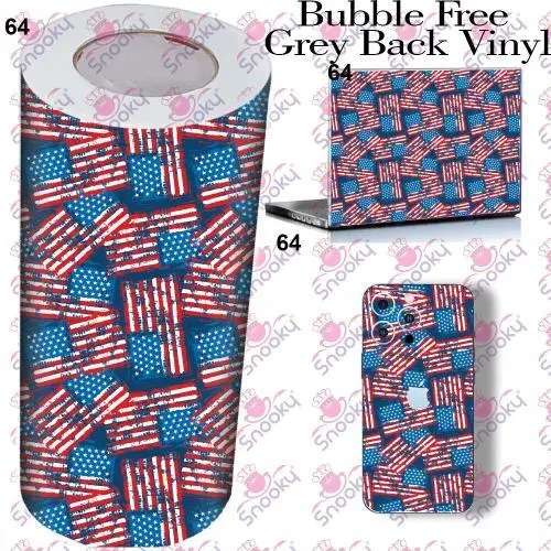 USA Flag Geomatorical Printed Wrapping Skin Roll