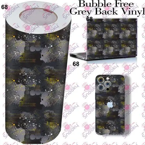 Grey Cloud Printed Wrapping Skin Roll