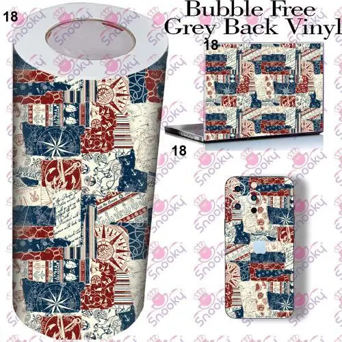 Sailing World Printed Wrapping Skin Roll