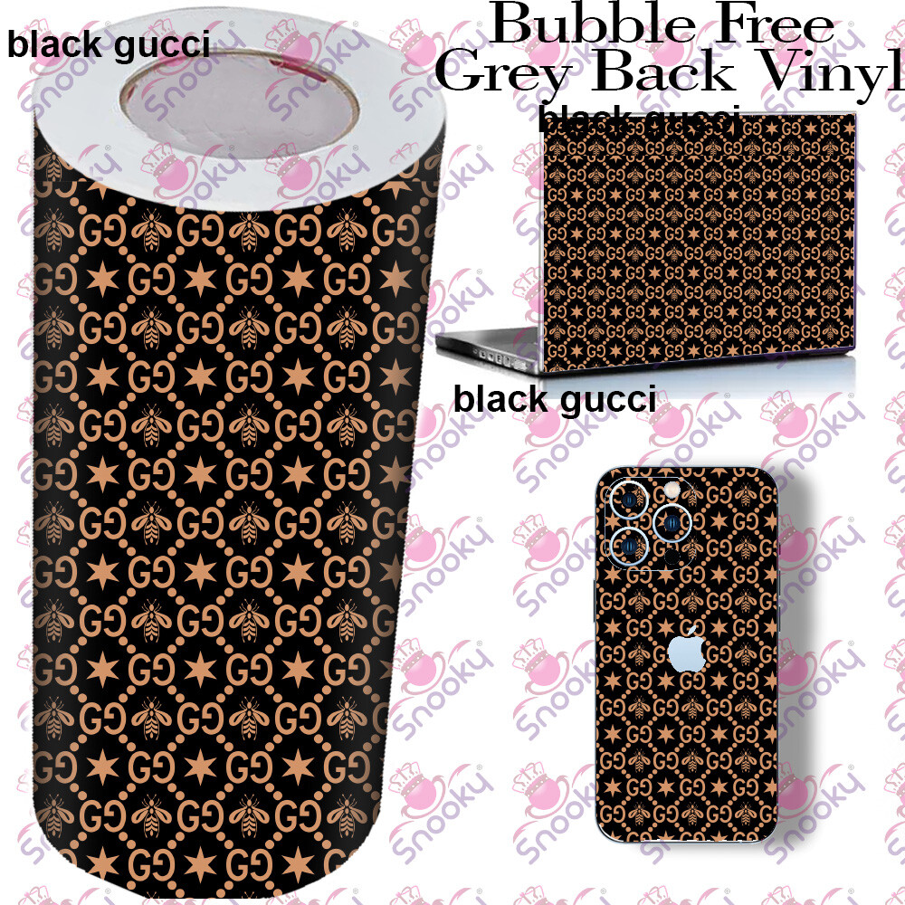 Black Gucci Printed Wrapping Skin Roll