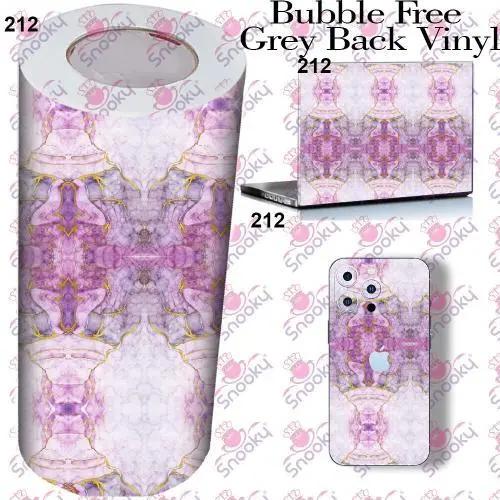 Pink Marble Geomatorical Printed Wrapping Skin Roll
