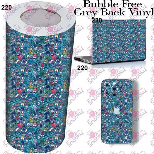 Cartoon Graffiti Printed Wrapping Skin Roll