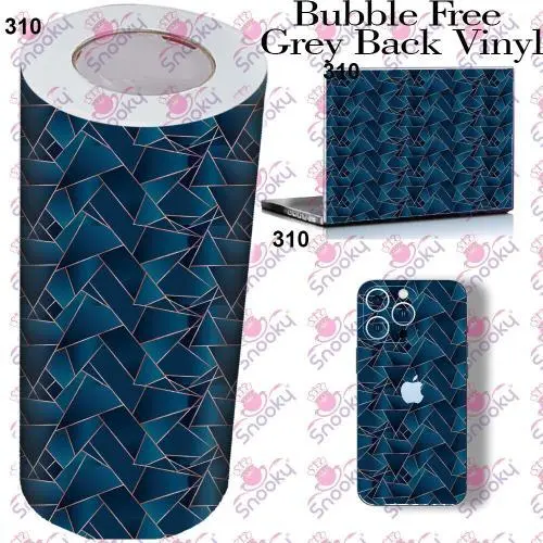 Blue Triangle Printed Wrapping Skin Roll