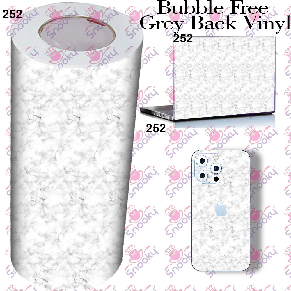 White Marble Printed Wrapping Skin Roll