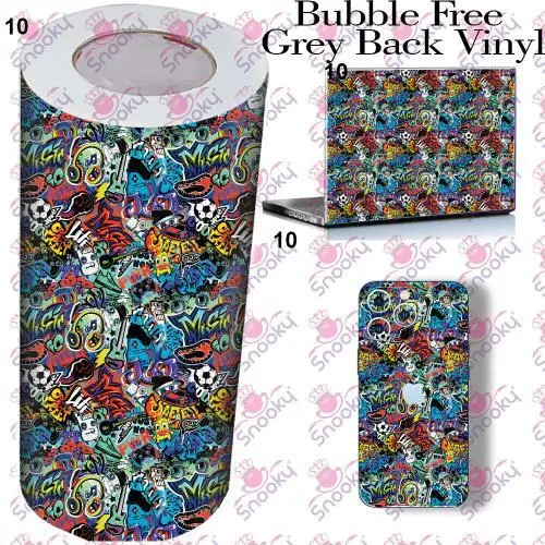 Music Graffiti Printed Wrapping Skin Roll