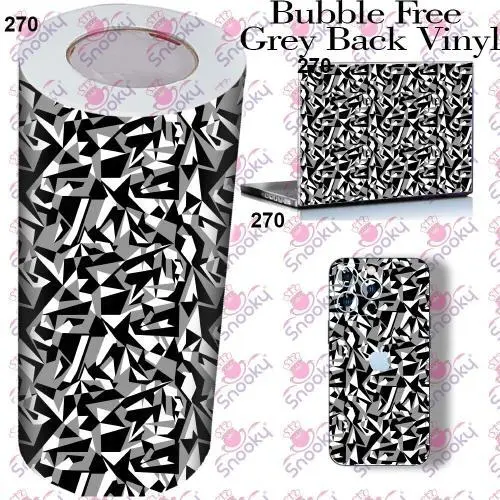 Glass Geometrical Printed Wrapping Skin Roll