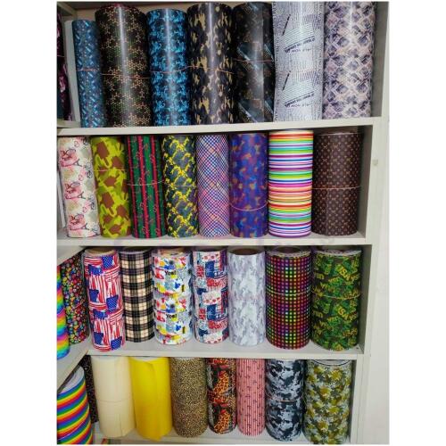 Mobile skin printed rolls