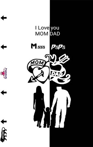 Snooky Mom & Dad 3D Mobile Skin Manufacturer