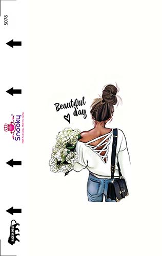 Snooky Girls Rainbow Embossed Mobile Skin Manufacturer