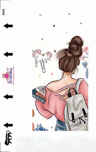 Snooky Girls 3D Embossed Laptop Skin Manufacturer