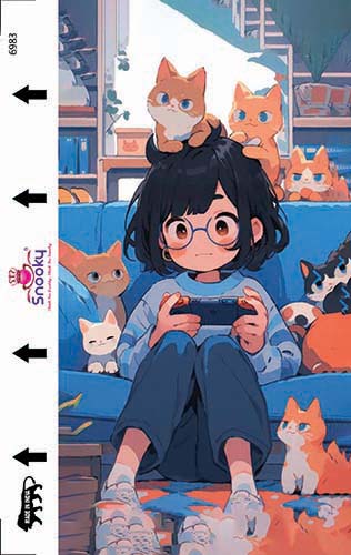 Snooky Girls Glossy Mobile Skin Manufacturer