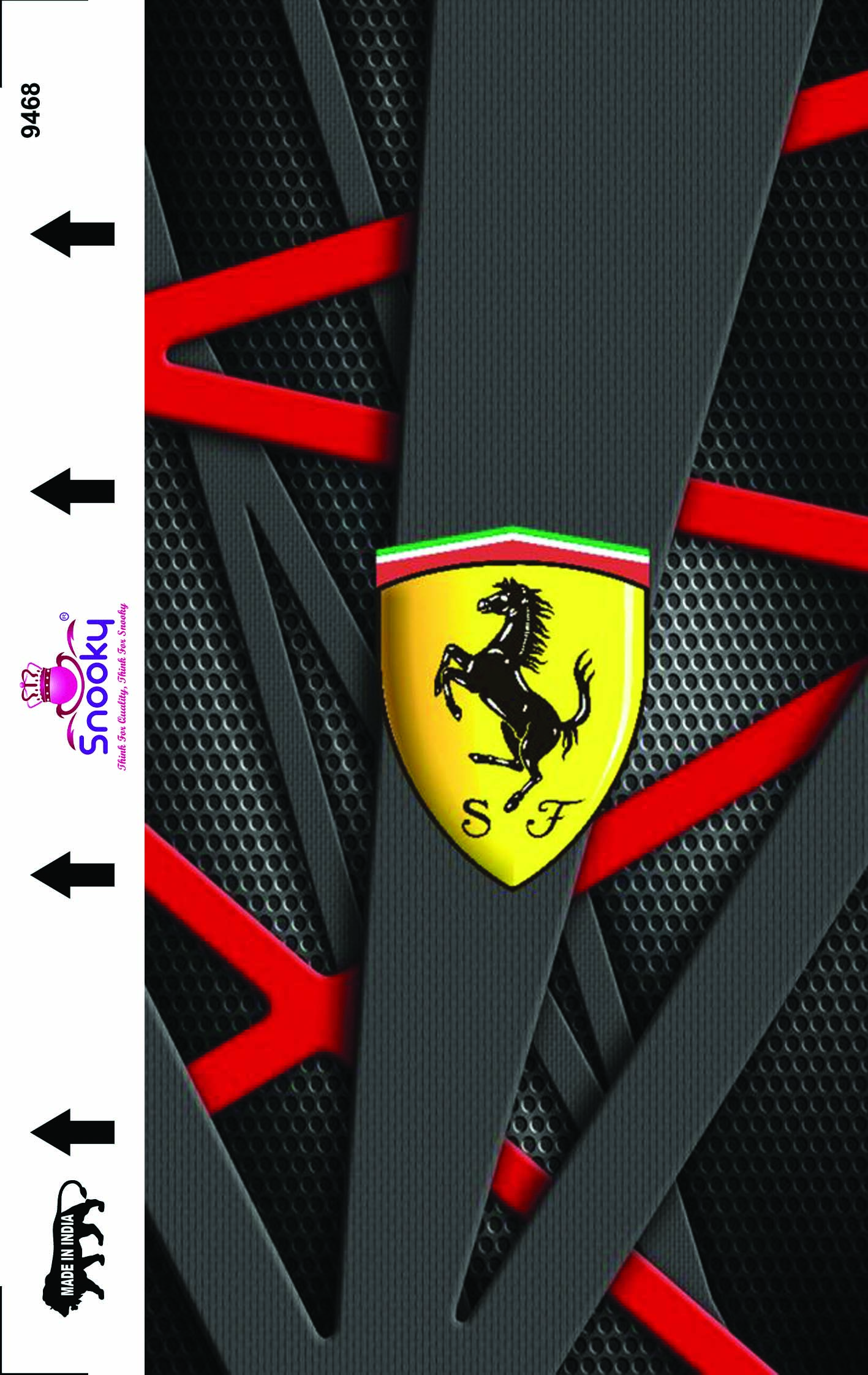 Snooky Brands Rainbow Embossed Mobile Skin Manufacturer