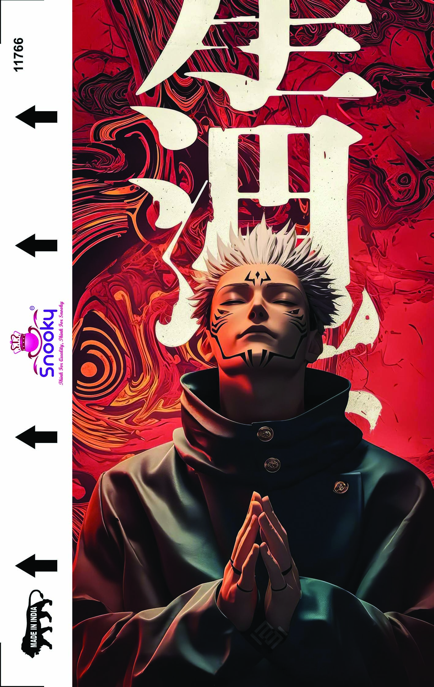 Snooky Anime Transparent Embossed Mobile Skin Manufacturer