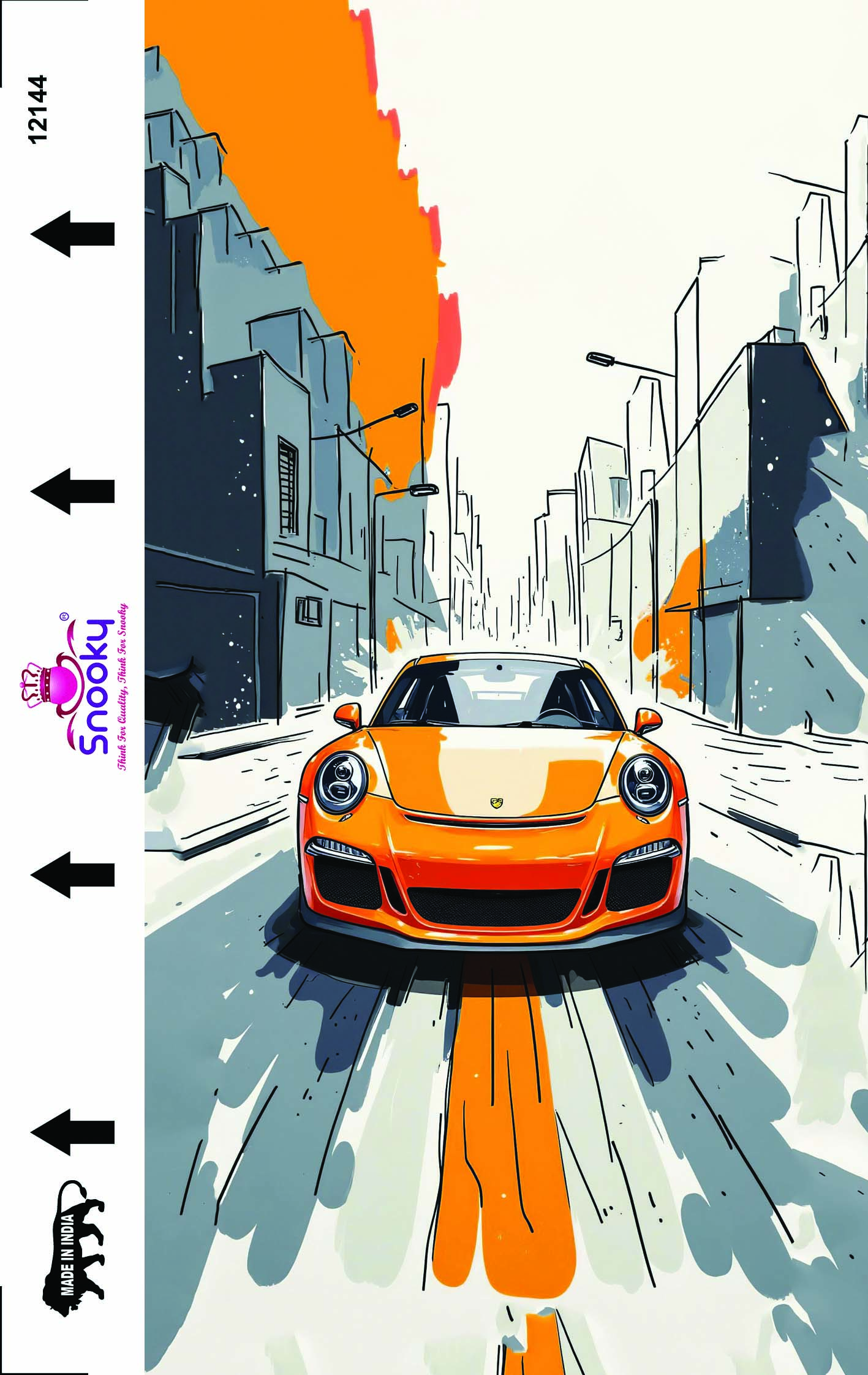 Snooky Car Matte Laptop Skin Manufacturer