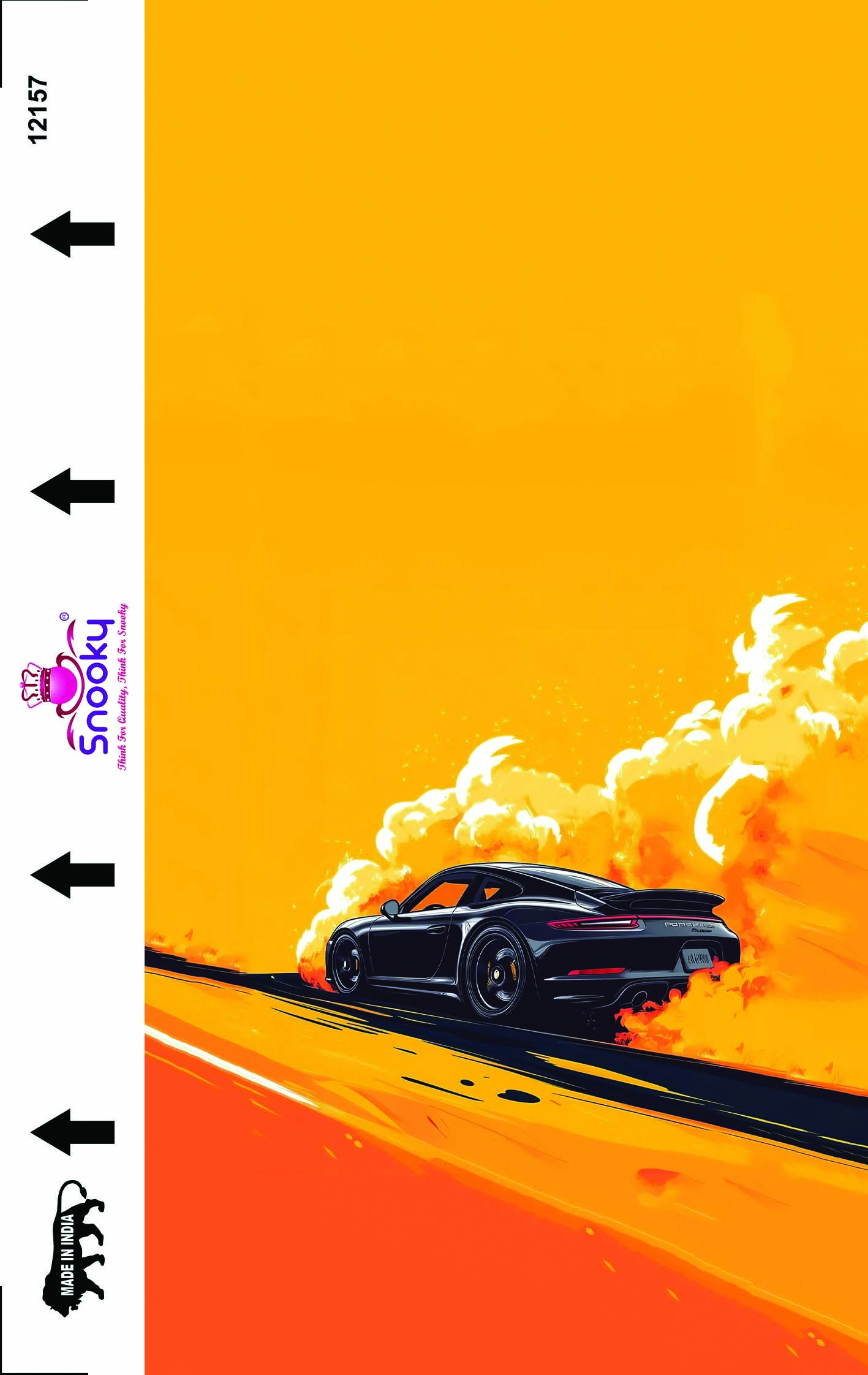 Snooky Car 3D Laptop Skin Manufacturer