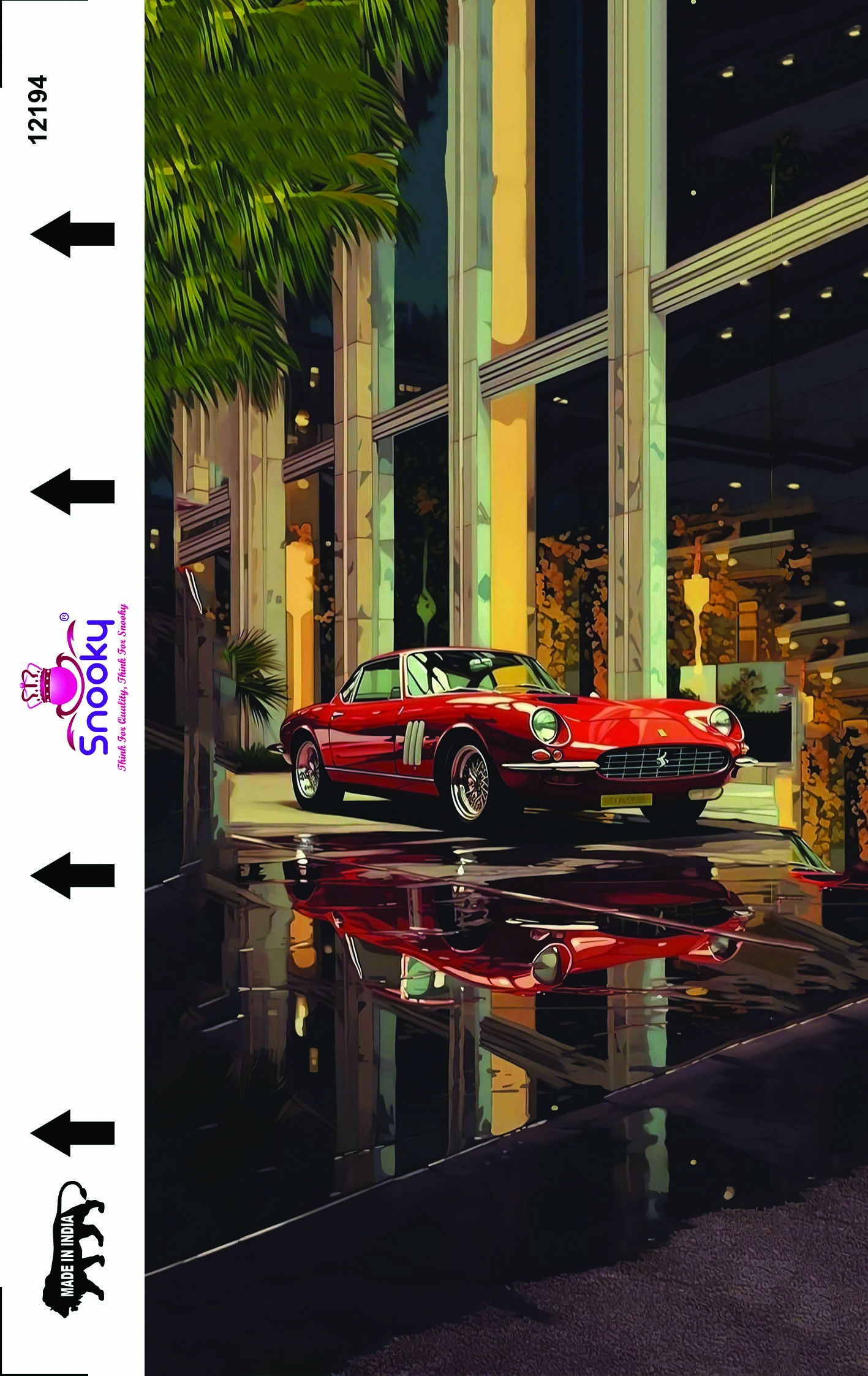 Snooky Car Texture Embossed Mobile Skin Manufacturer