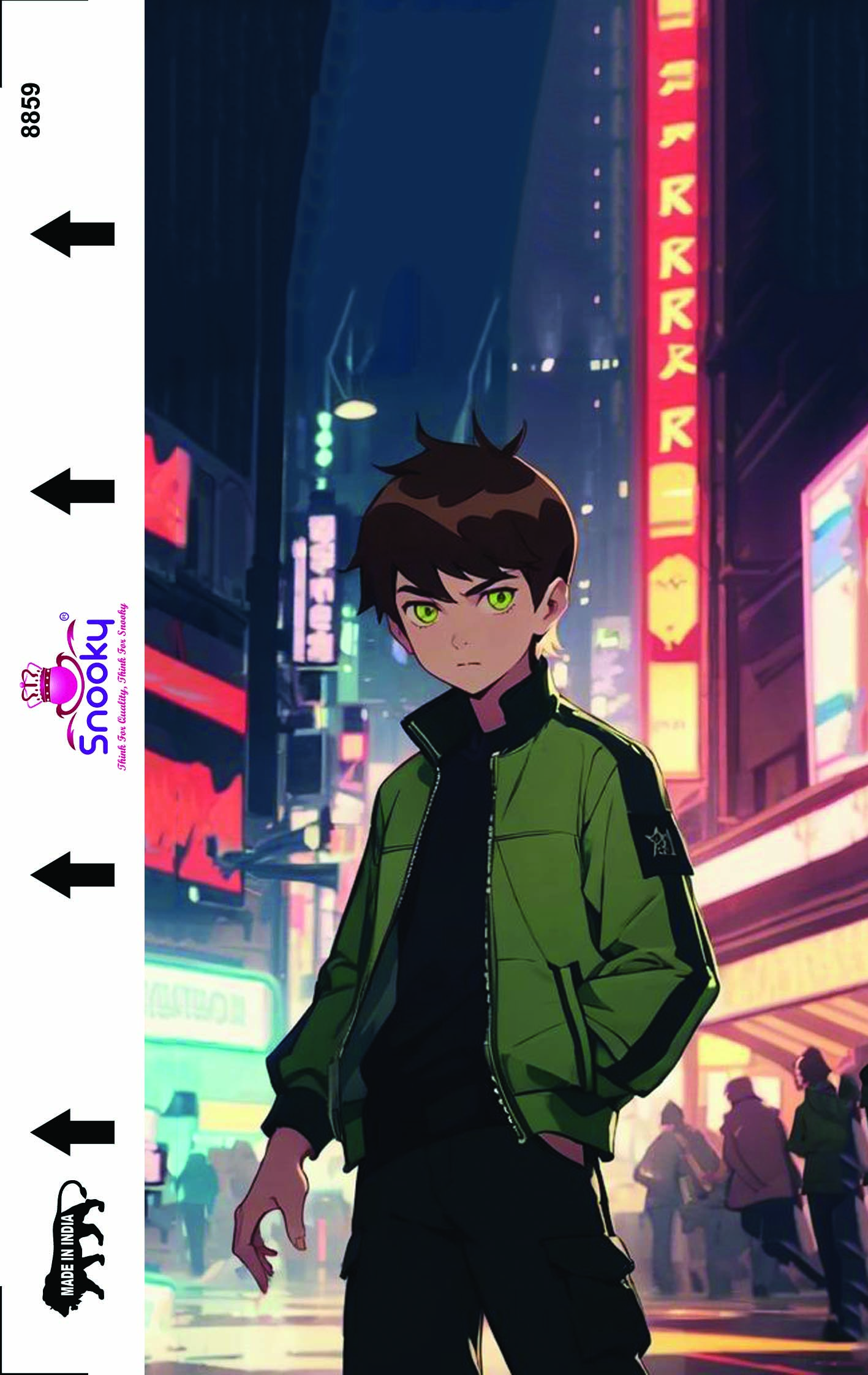 Snooky Cartoon Crocodile Laptop Skin Manufacturer