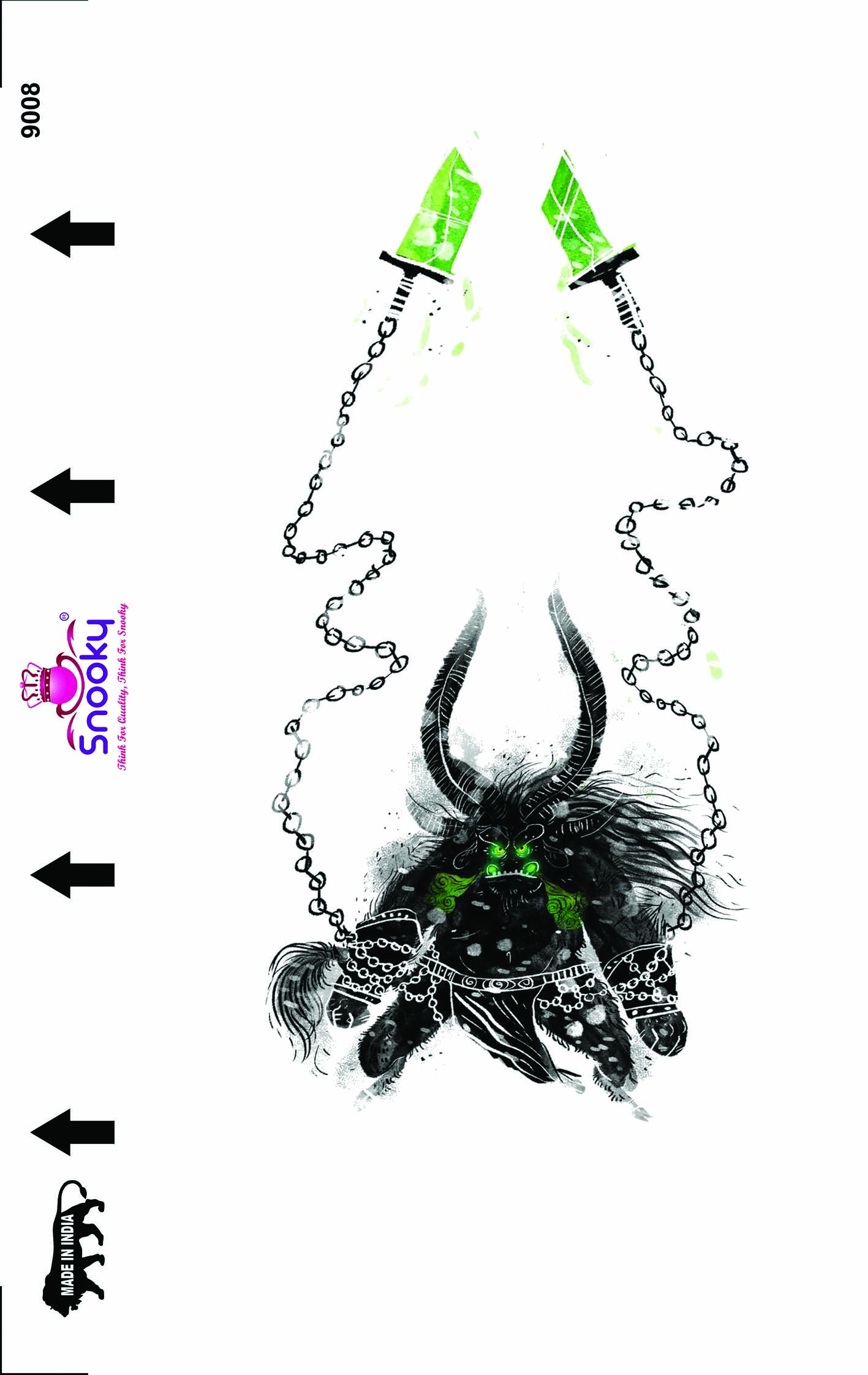 Snooky Cartoon 3D Embossed Laptop Skin Manufacturer