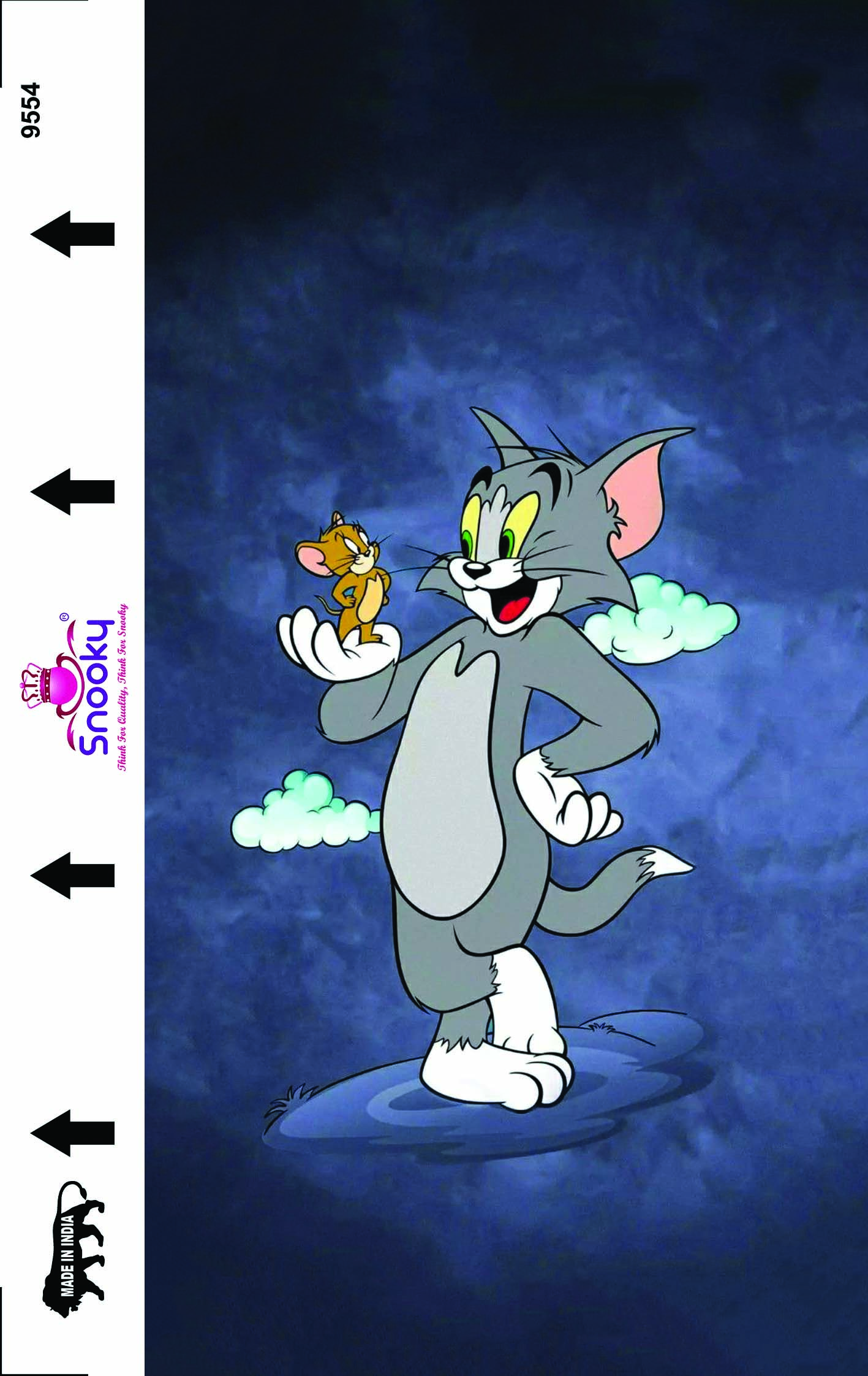 Snooky Cartoon Transparent Embossed Mobile Skin Manufacturer