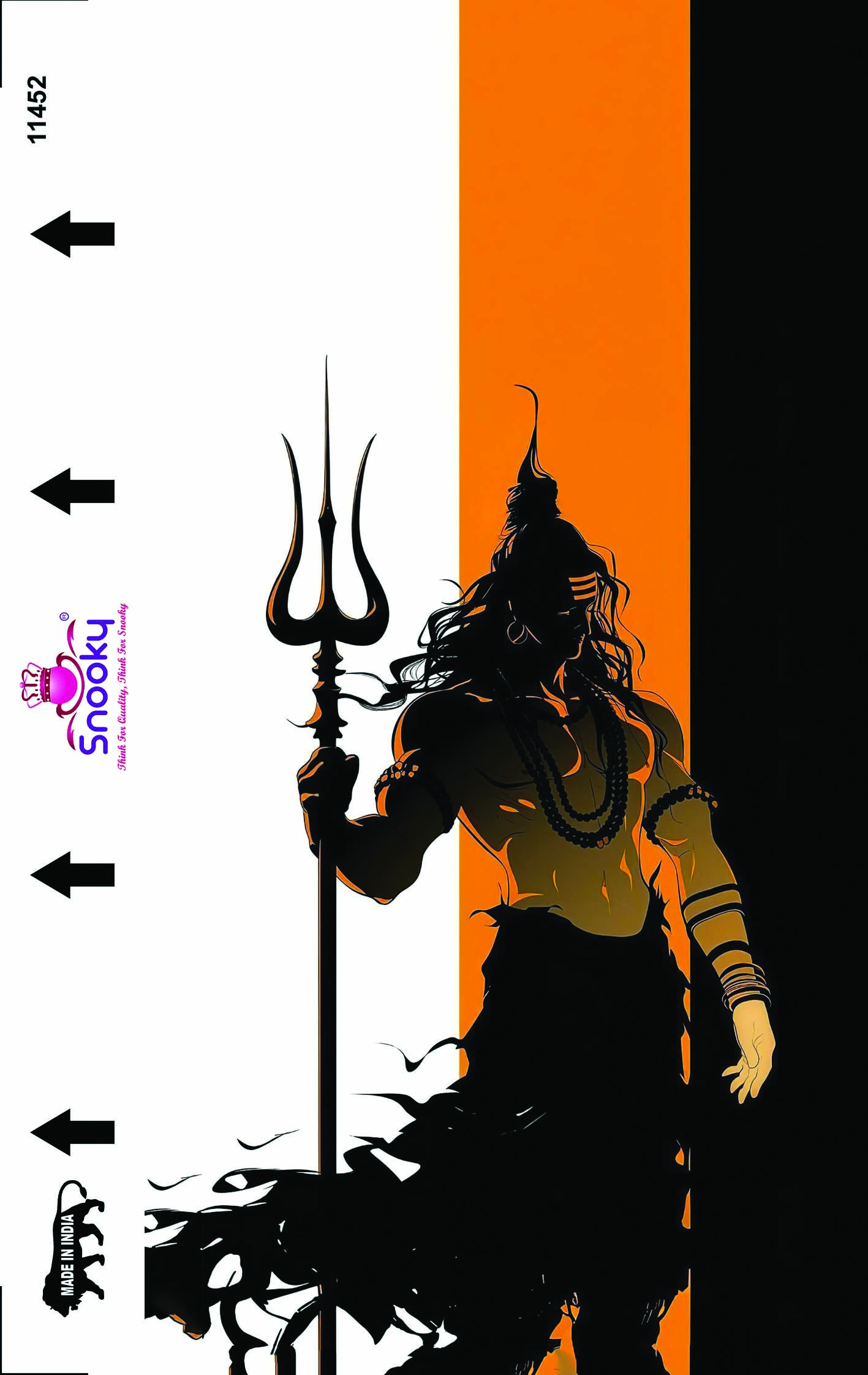 Snooky God 3D Embossed Laptop Skin Manufacturer