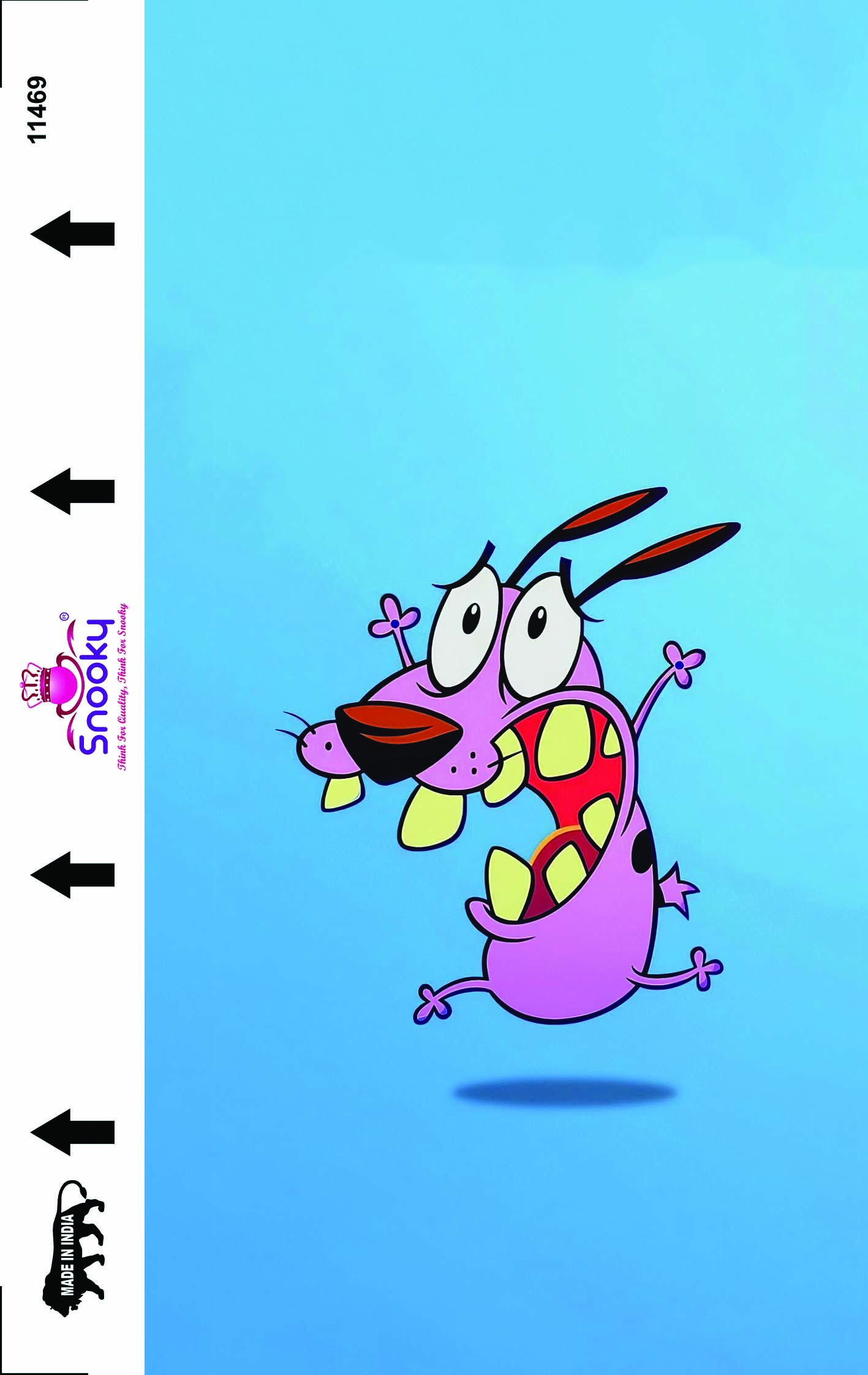 Snooky Cartoon Transparent Matte Mobile Skin Manufacturer