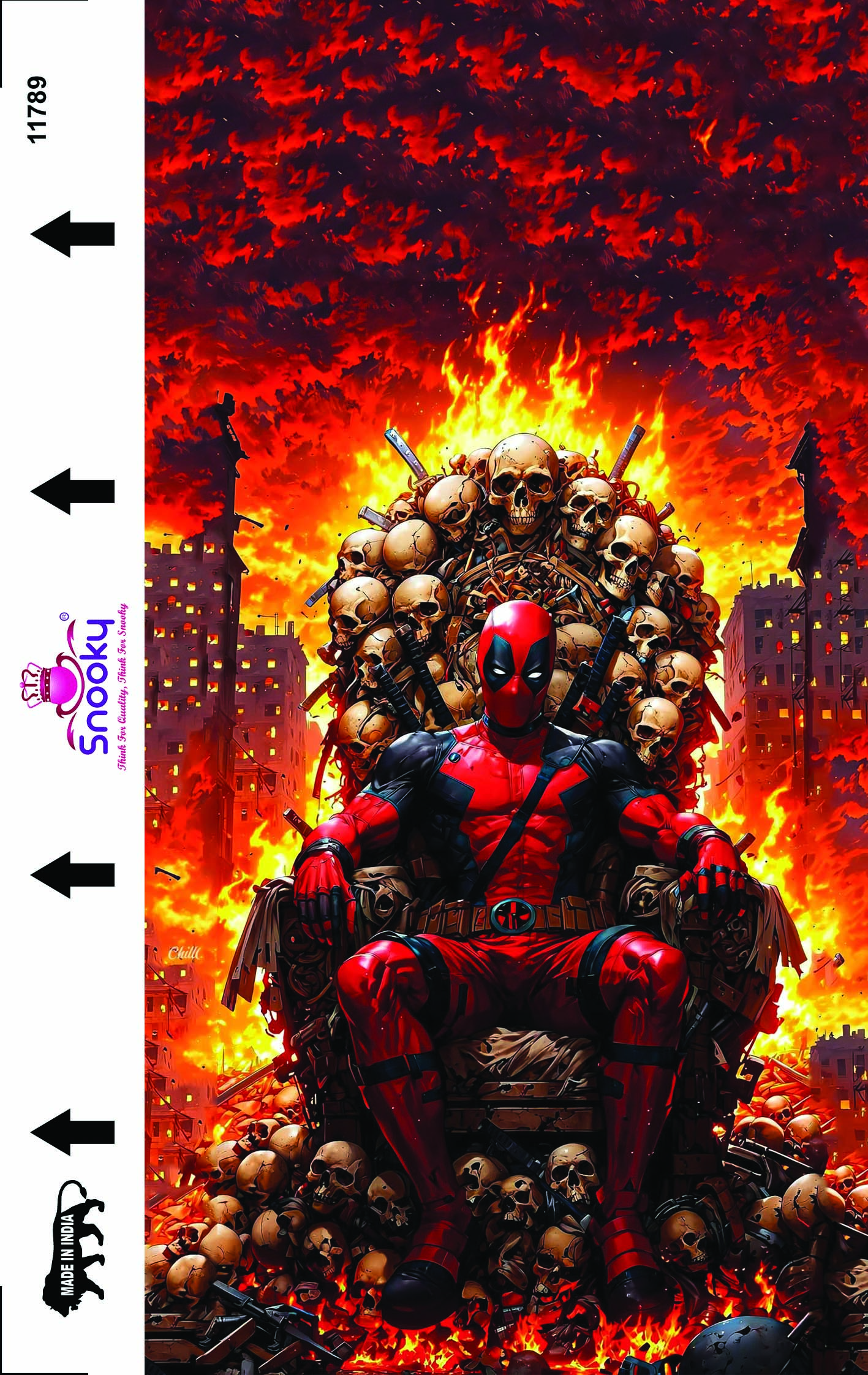 Snooky Super Heroes Transparent Matte Mobile Skin Manufacturer