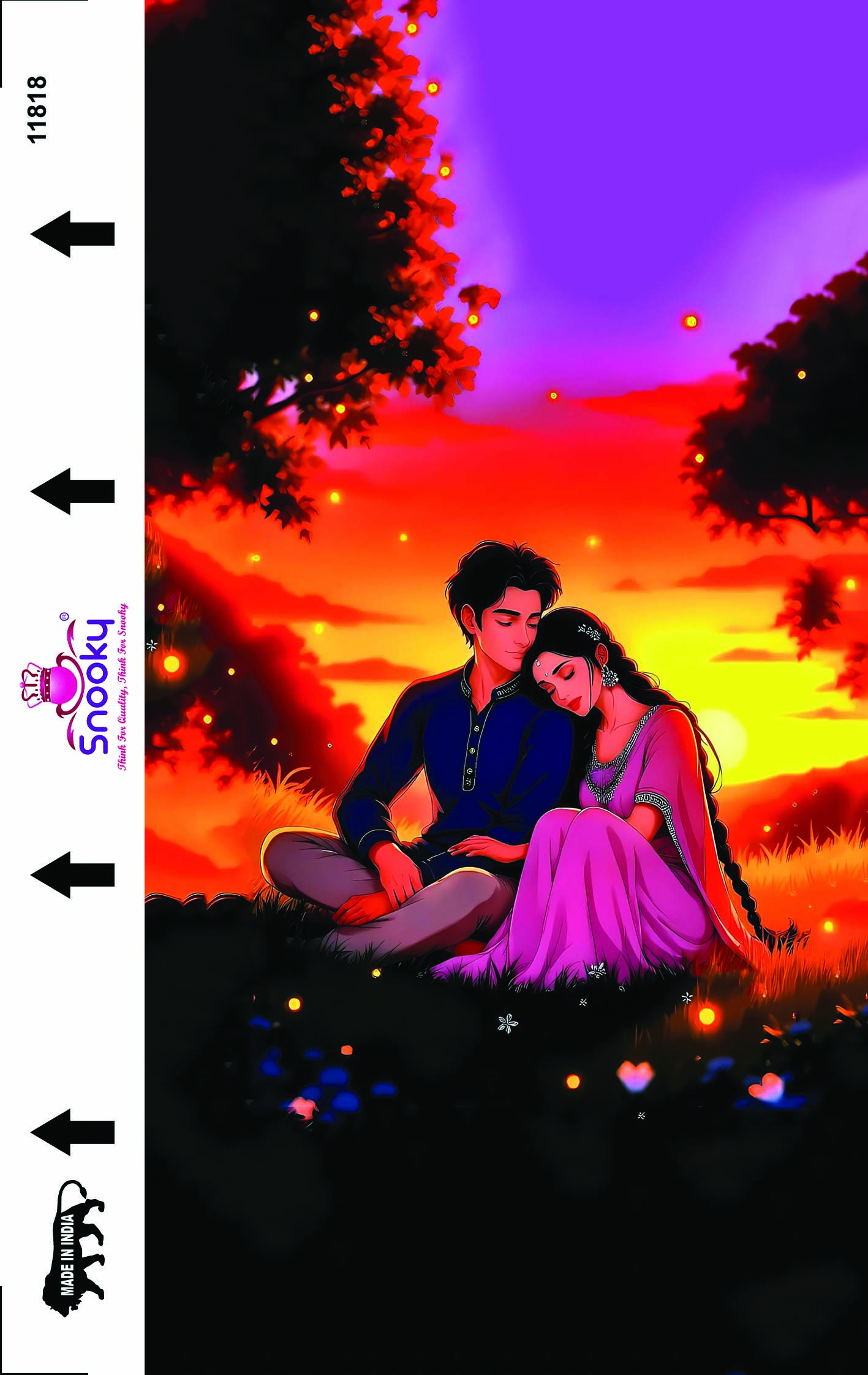 Snooky Love & Nature Glossy Mobile Skin Manufacturer