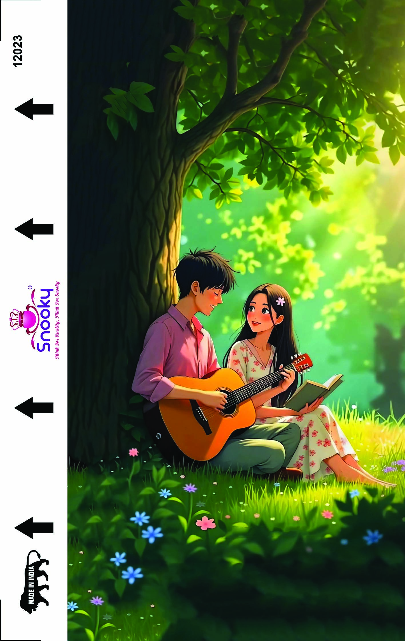 Snooky Love & Nature Texture Embossed Mobile Skin Manufacturer