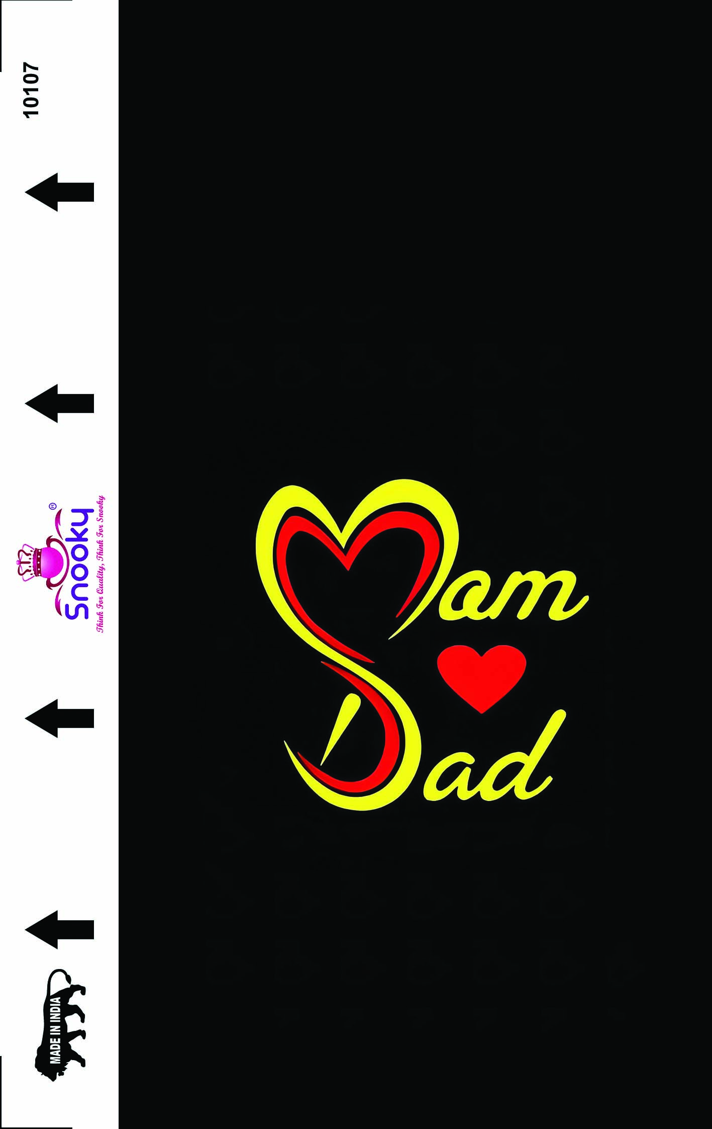 Snooky Mom & Dad Matte Laptop Skin Manufacturer