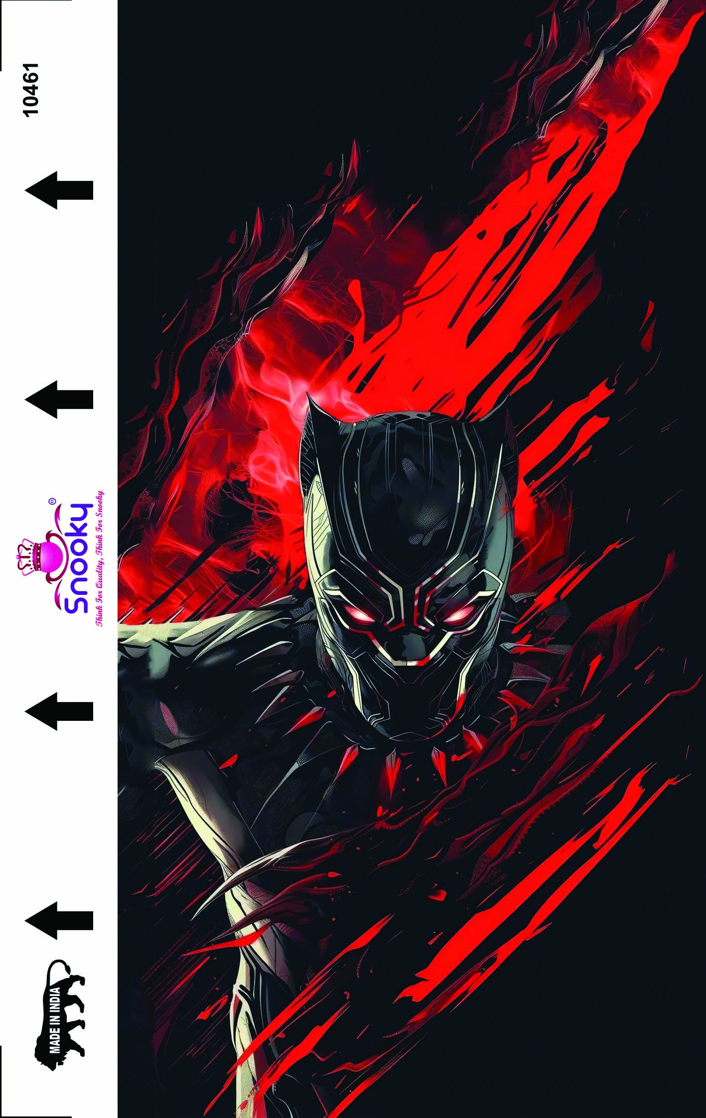 Snooky Super Heroes Transparent Embossed Mobile Skin Manufacturer