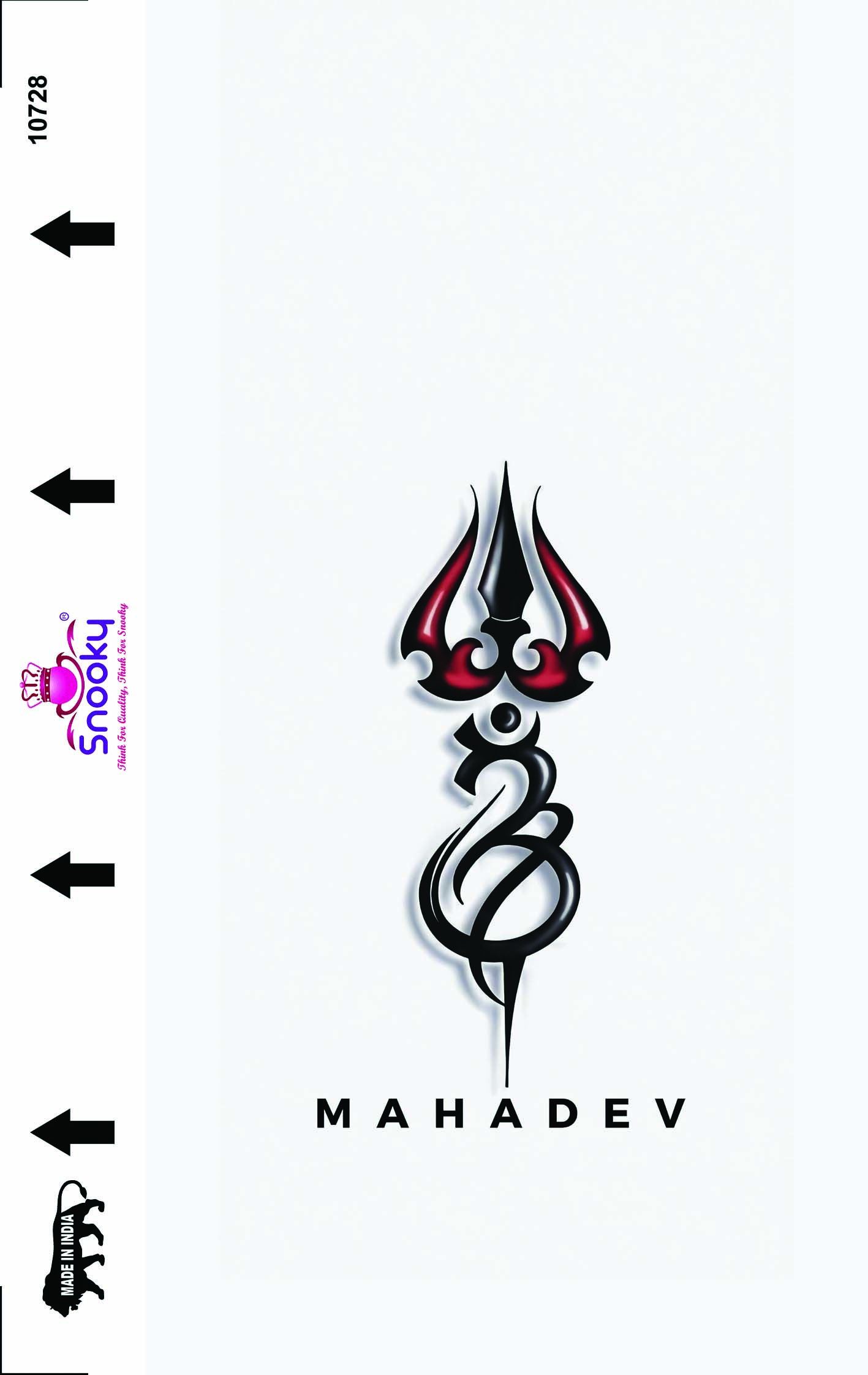 Snooky God Rainbow Embossed Mobile Skin Manufacturer