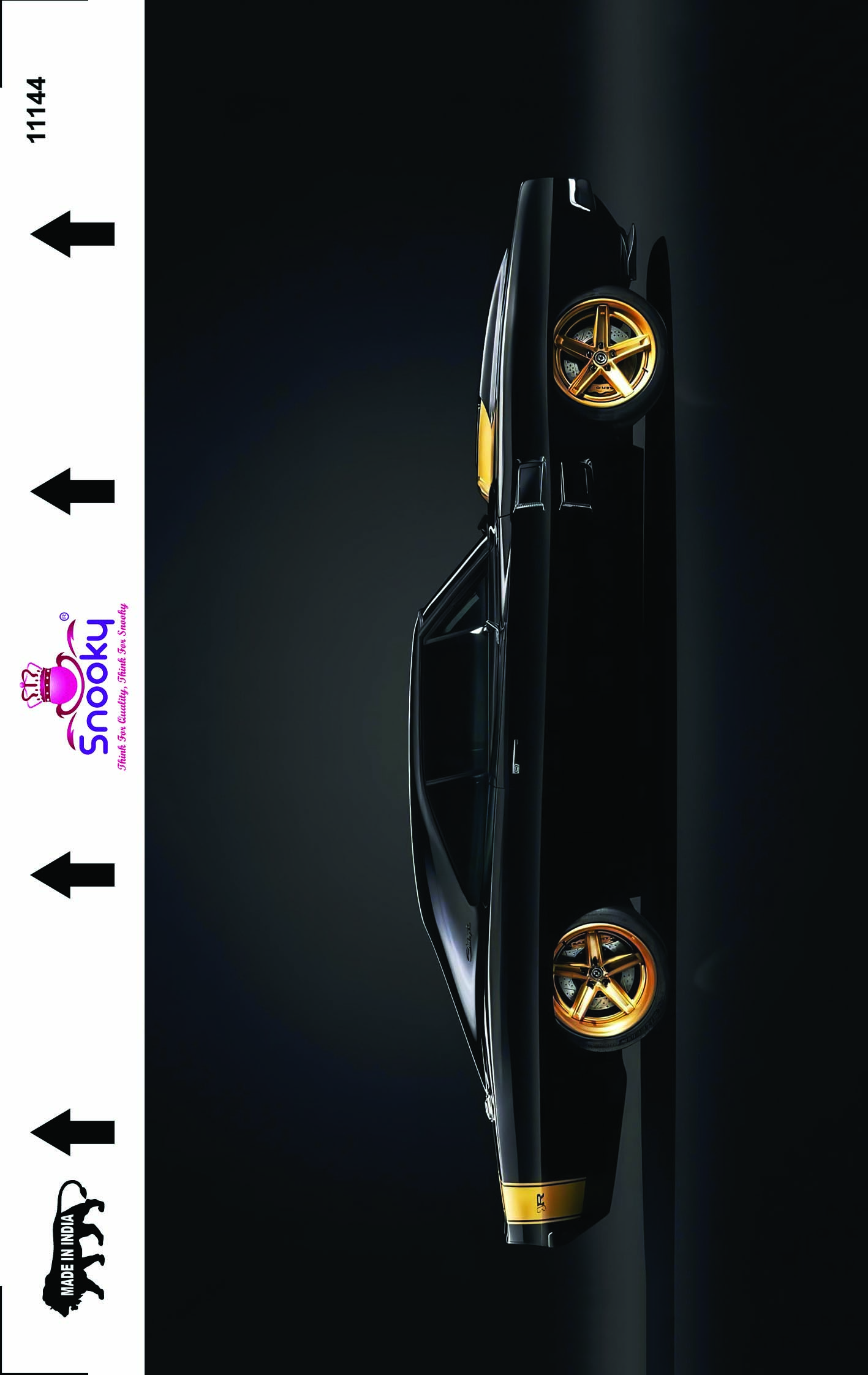 Home 3 Snooky car 3d embossed laptop skin manufacturer