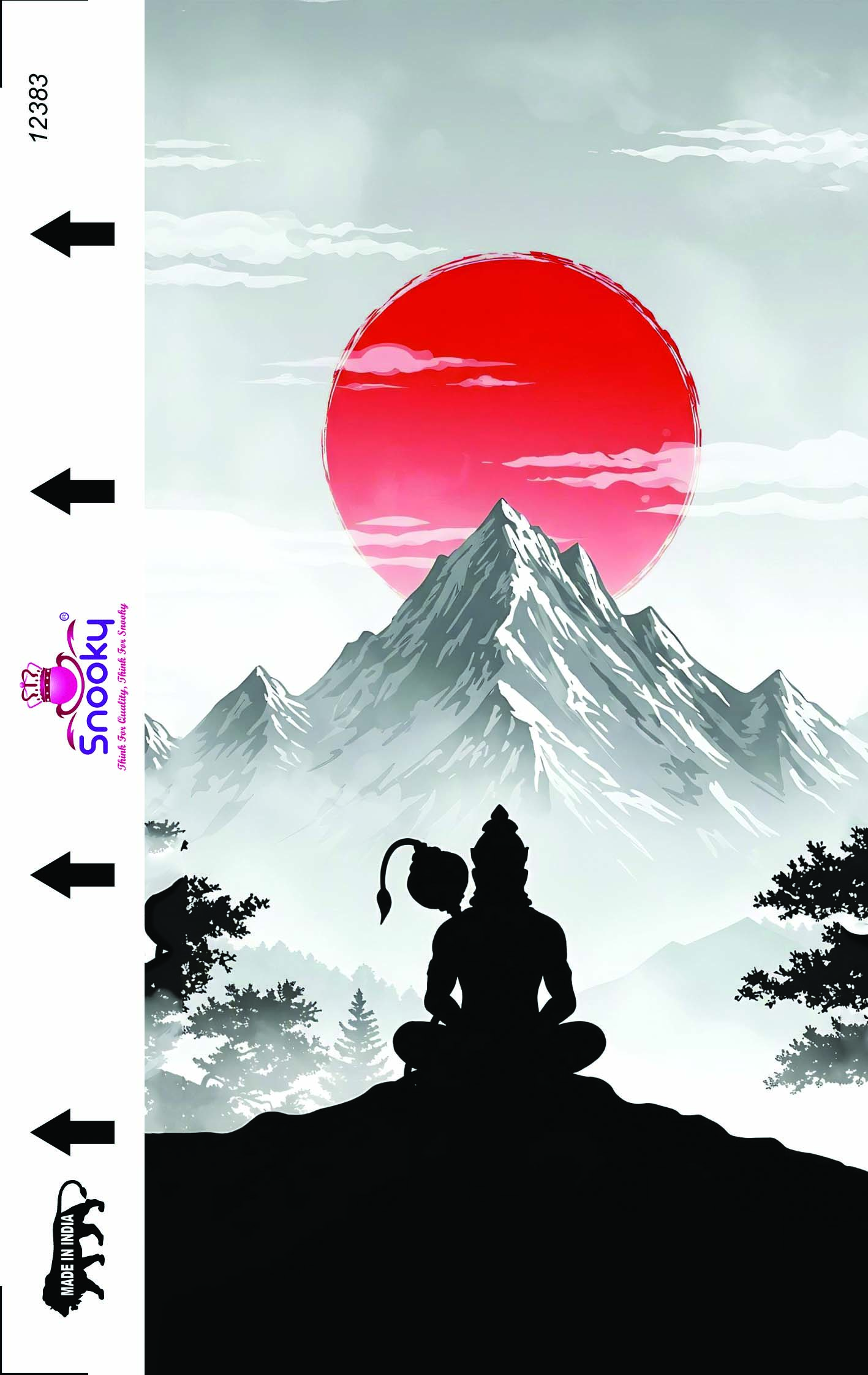 Snooky God Transparent Matte Mobile Skin Manufacturer