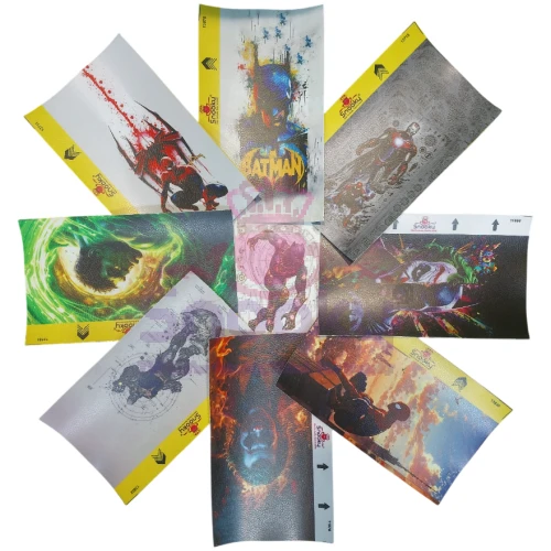 Snooky Super Heroes Leather Mobile Skin
