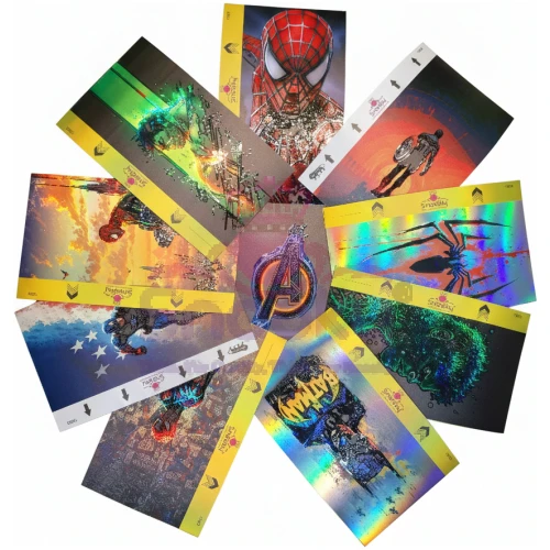 Snooky Super Heroes Rainbow Embossed Mobile Skin
