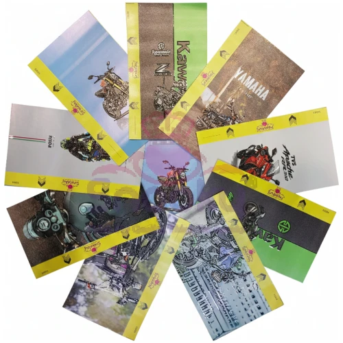 Snooky Bike Embossed Mobile Skin