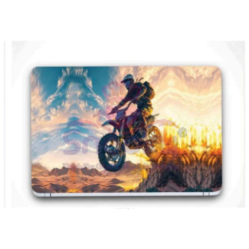 Snooky Bike 3D Laptop Skin