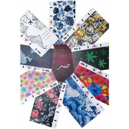 Snooky Patterns Leather Mobile Skin